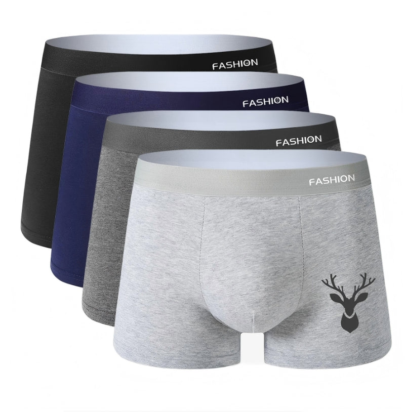 IPSTYLE Men Underwear Soft Sports BreathableTrendy Tashion Pop Print Boxer