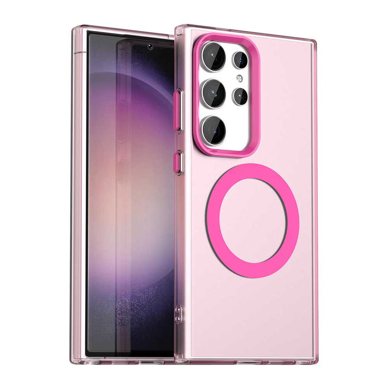 Phone Case for Samsung Galaxy S23 Ultra, Compatible with Magsafe, Shockproof Magnetic Case Cover