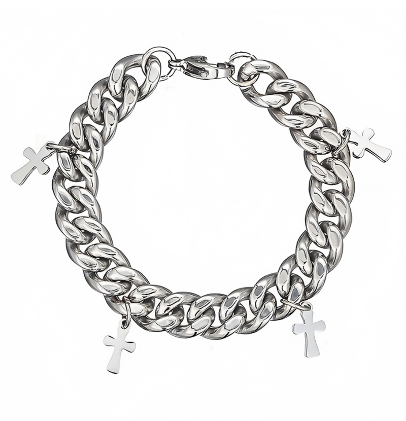 Stainless Steel Cuba Bracelet High Quality Men And Woman Jewelry-IPSTYLE