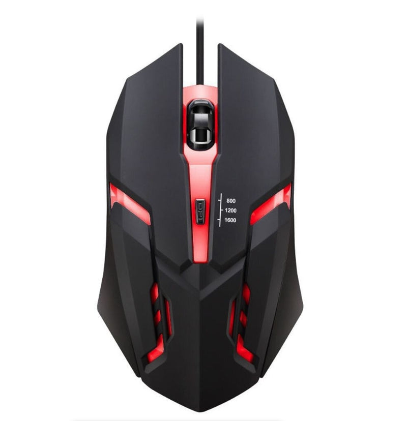 Wired Gaming Mouse Desktop Computer Laptop USB Backlit Mouse
