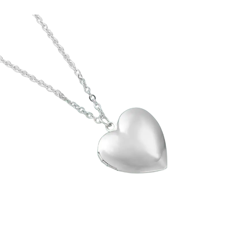 Heart Locket Stainless Steel Pendant Necklace