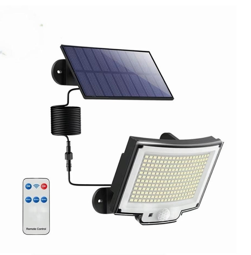 LED Solar Lights 228 Outdoor PIR Motion Sensor Wall Lamp Street Light