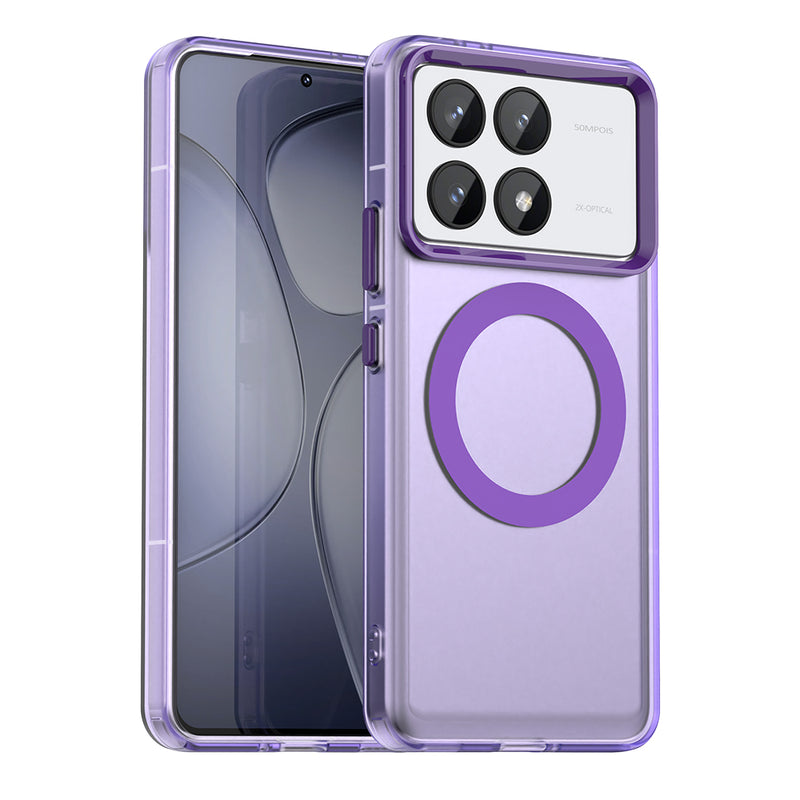 Phone Case for Xiaomi Redmi K70E 5G, Compatible with Magsafe, Shockproof Magnetic Case Cover