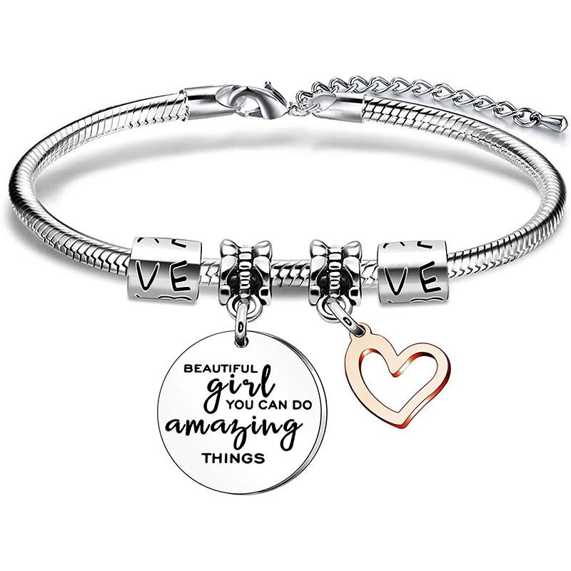 Beautiful Girl Charm Bracelet