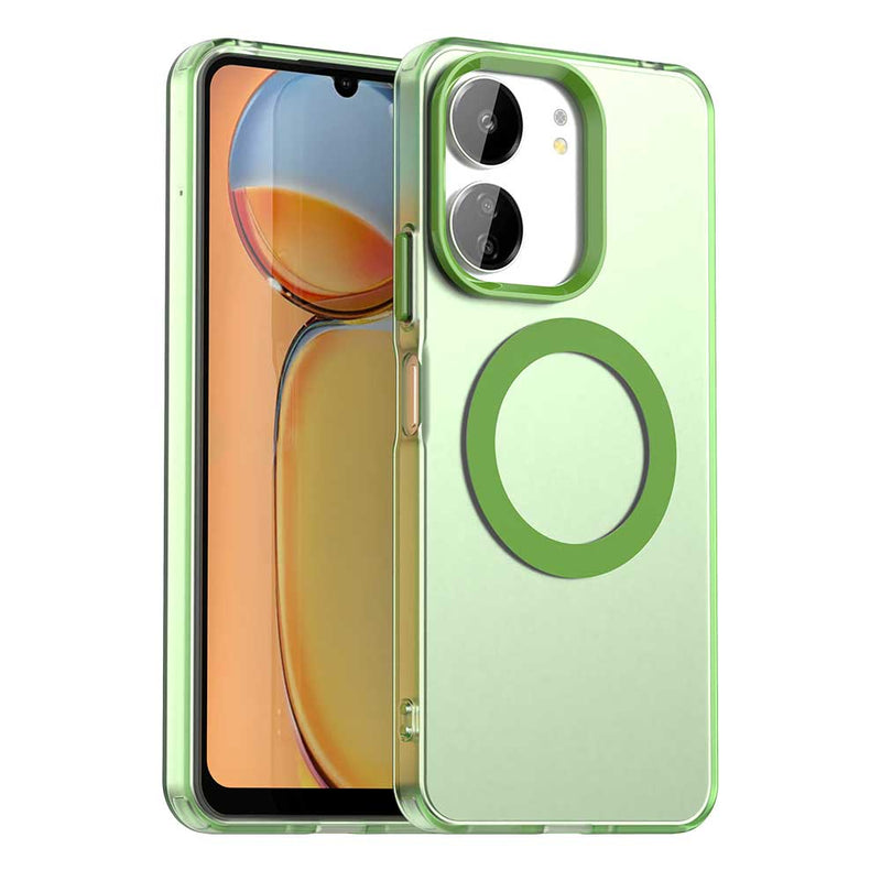 Phone Case for Xiaomi Poco M6, Compatible with Magsafe, Shockproof Magnetic Case Cover