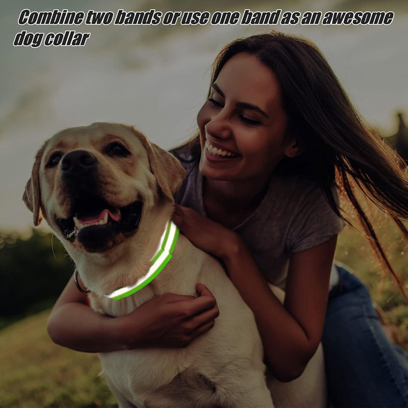 12Pcs Reflective Bands | High Visibility Polyester Reflector Wristbands For Safety