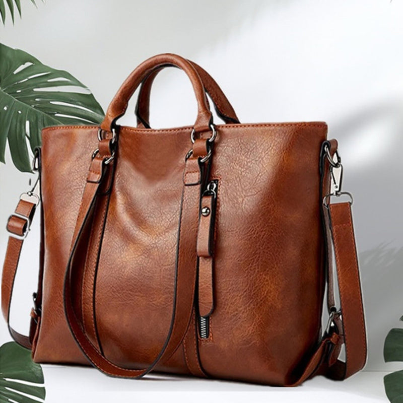 Women's Vintage Soft Leather Crossbody Handbag