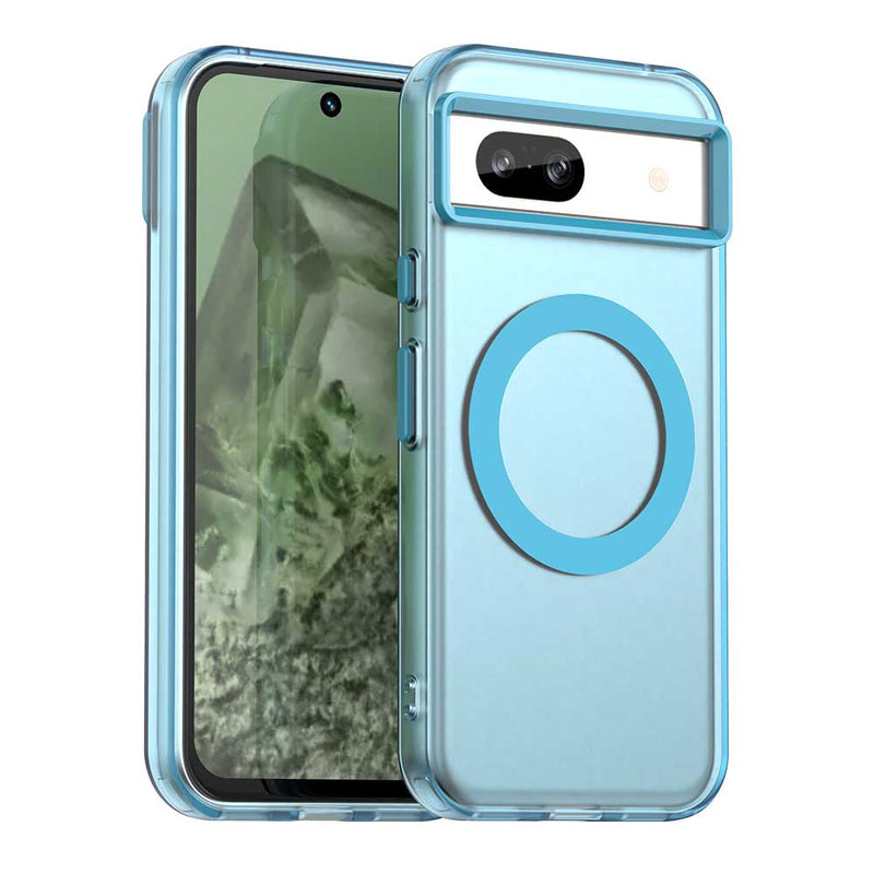 Phone Case for Google Pixel 8A, Compatible with Magsafe, Shockproof Magnetic Case Cover