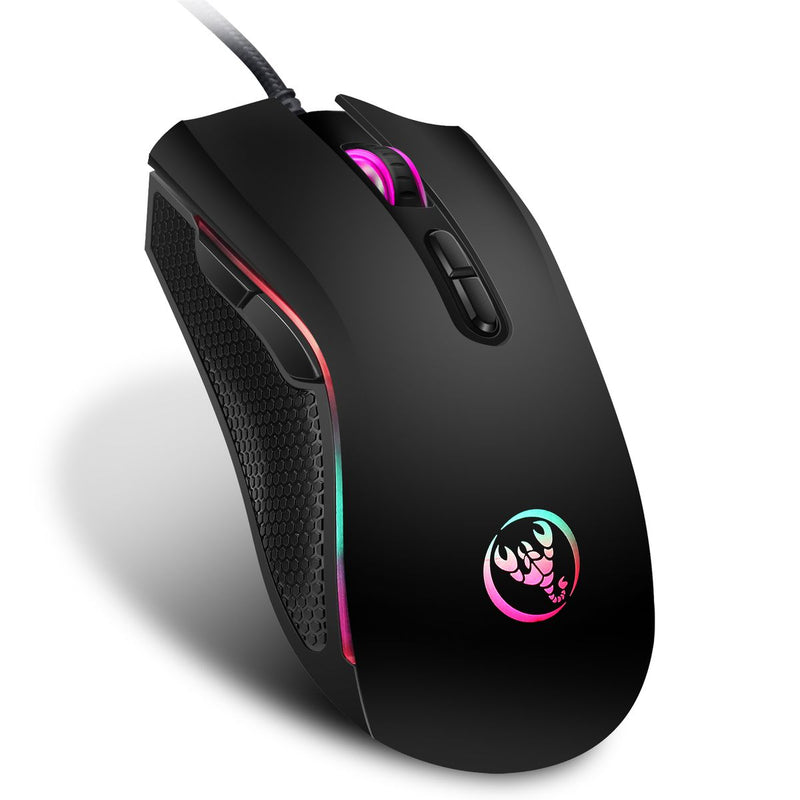 Wired USB Mouse 4-level resolution adjustment wired gaming mouse