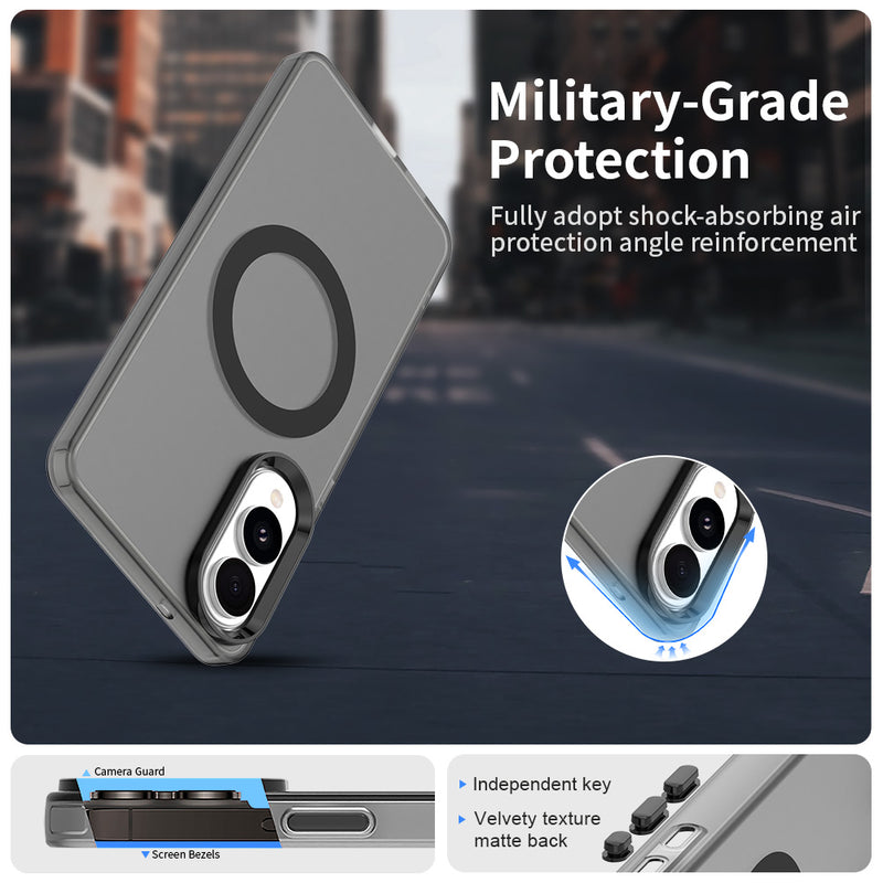 Phone Case for Samsung Galaxy S25 Edge, Compatible with Magsafe,Shockproof Magnetic Case Cover