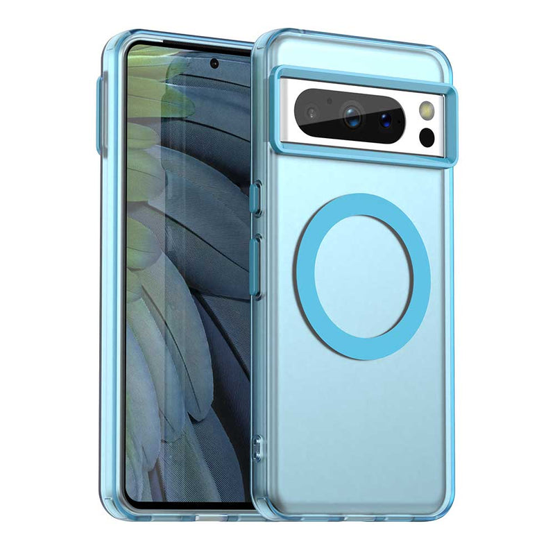 Phone Case for Google Pixel 8 Pro, Compatible with Magsafe, Shockproof Magnetic Case Cover