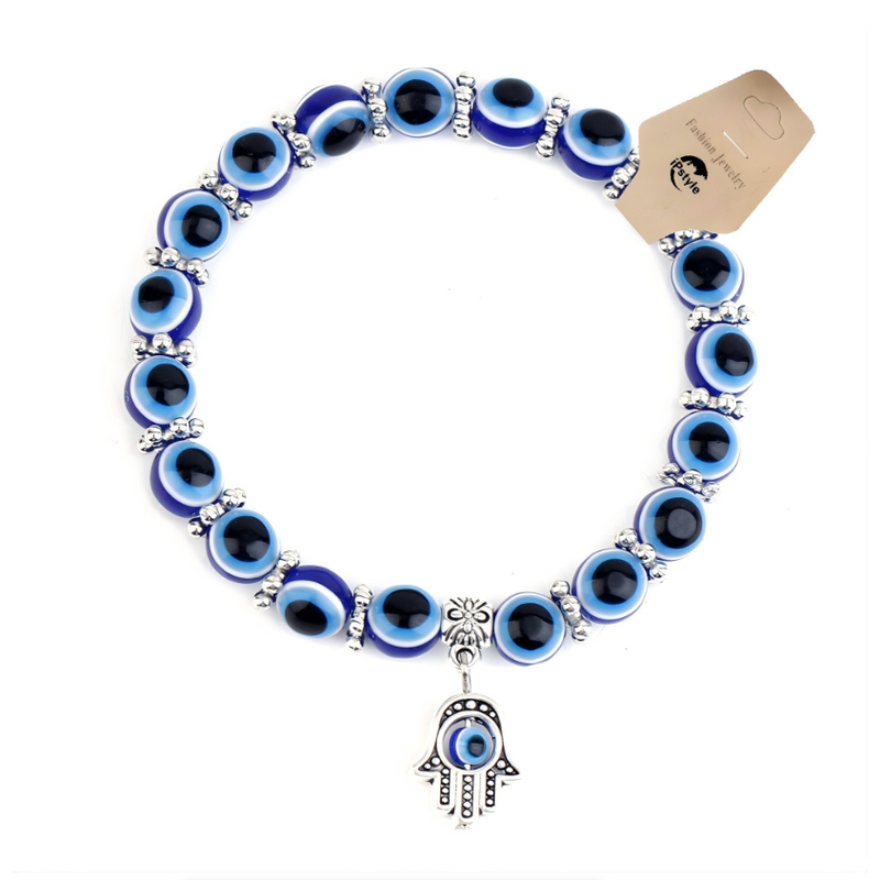 IPSTYLE Lucky Bracelets Blue Evil Eye Turtle Pendant Bracelets