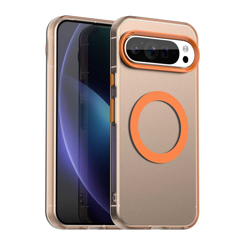 Phone Case for Google Pixel 9 Pro, Compatible with Magsafe, Shockproof Magnetic Case Cover