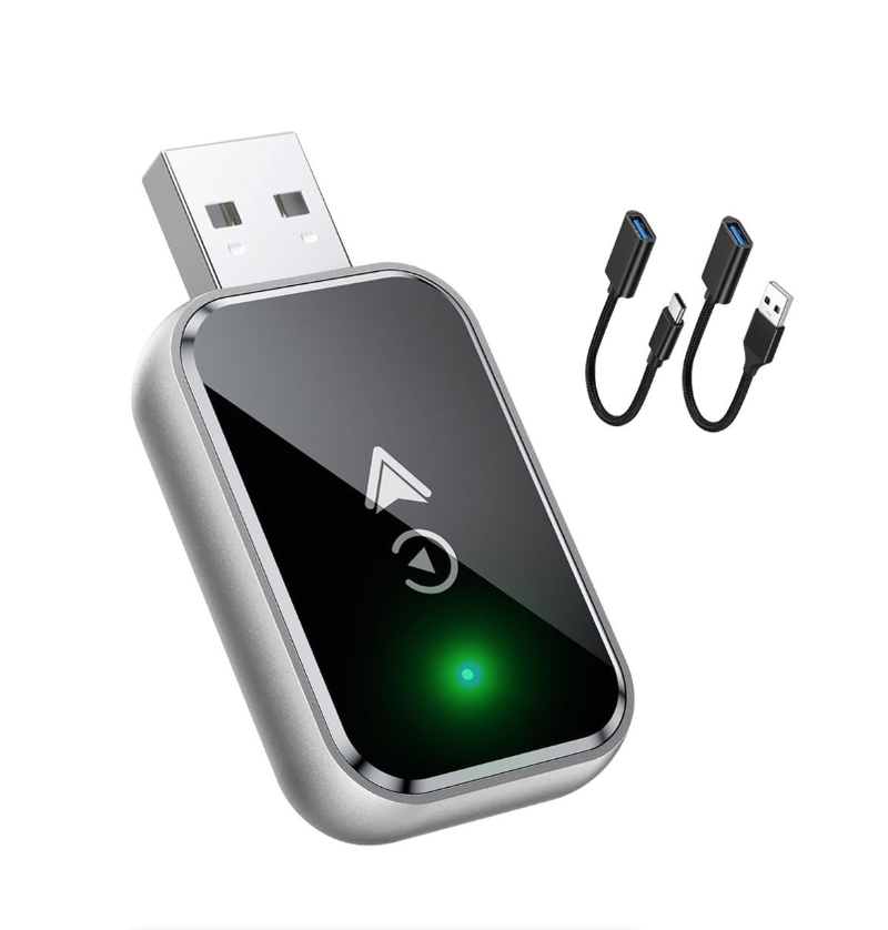 Wireless CarPlay Adapter 2in1 Wired to Wireless CarPlay Adapter
