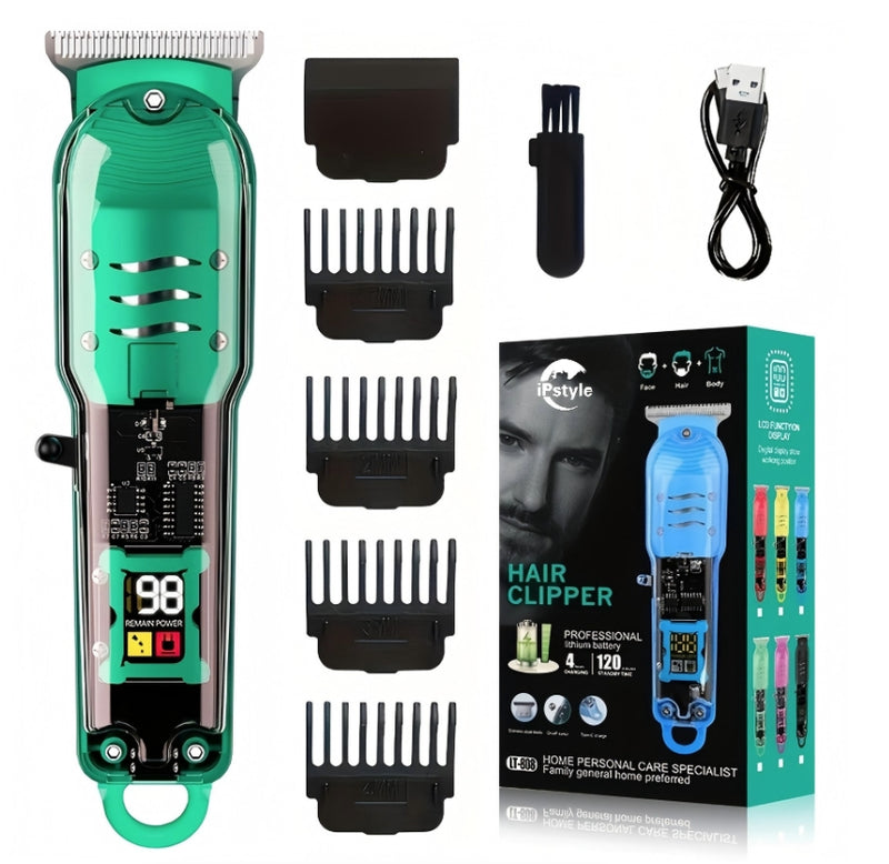 IPSTYLE Professional Hair Cutting Rechargeable Clipper Hair Trimmers for Men