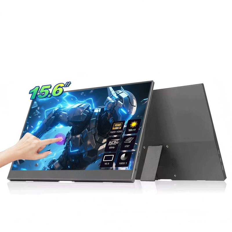 15.6 inch Touch Screen Portable Monitor 1080p 45sRGB 60Hz Laptop Screen Extender