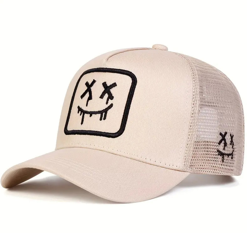 Unisex Trucker Cap with Adjustable Buckle Closure