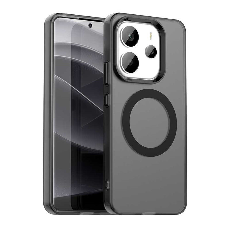 Phone Case for Xiaomi Redmi Note 14 4G, Compatible with Magsafe, Shockproof Magnetic Case Cover