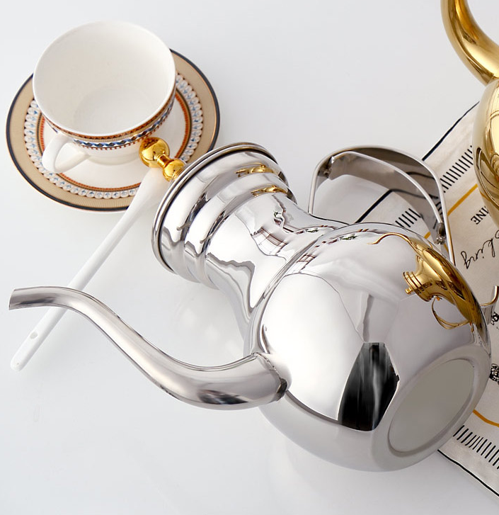 0.7L hotel kettle stainless steel kettle long pouring neck