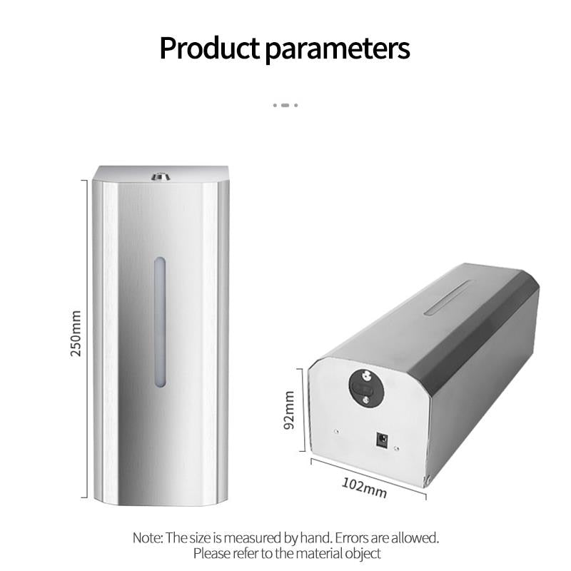 Stainless steel soap dispenser automatic sensor - 1000 ML