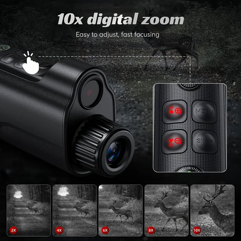 10X Zoom Digital Night Vision Monocular