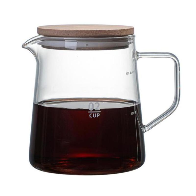 500ml Heatproof Glass Mug with Lid
