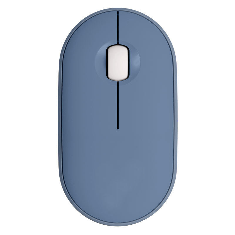 Stylish Pebble Bluetooth Mouse: Slim, Silent, and Perfect for On-the-Go Work
