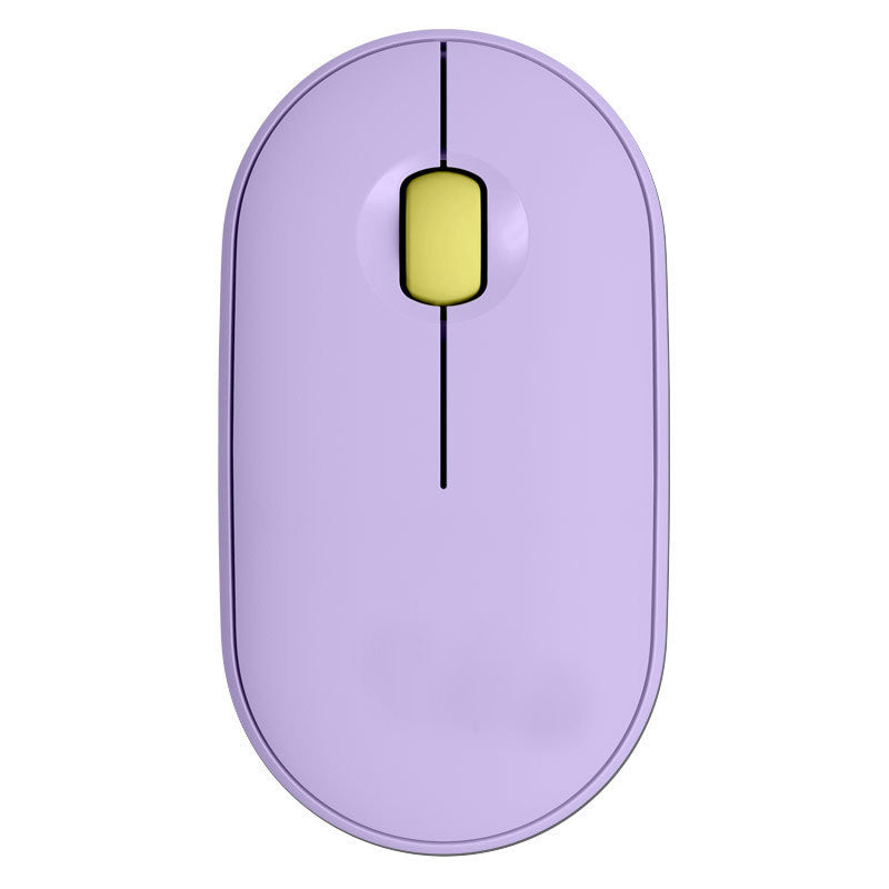 Stylish Pebble Bluetooth Mouse: Slim, Silent, and Perfect for On-the-Go Work