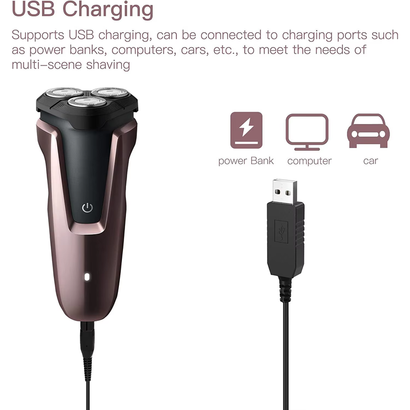 USB Charger Power Cord Compatible With Phillips Shaver 2-Piece A00390 4.3V