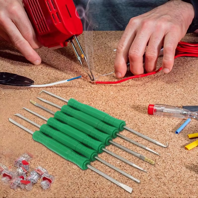 6-Piece Circuit Board Cleaning And Desoldering Tool Kit