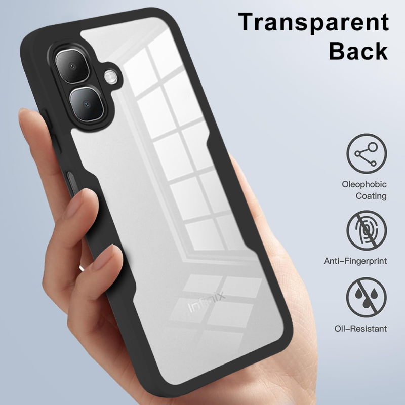 360 Full Protection Case for Infinix Smart 20 4G Cover Built-in Screen Protector