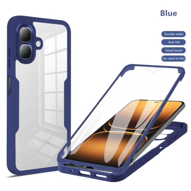 360 Full Protection Case for Infinix Smart 20 4G Cover Built-in Screen Protector