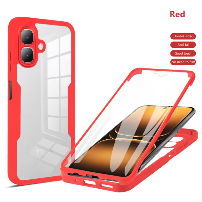 360 Full Protection Case for Infinix Smart 20 4G Cover Built-in Screen Protector