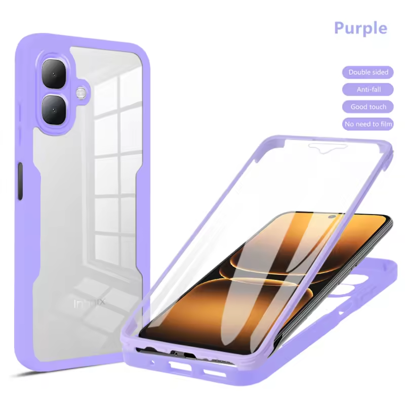 360 Full Protection Case for Infinix Smart 20 4G Cover Built-in Screen Protector