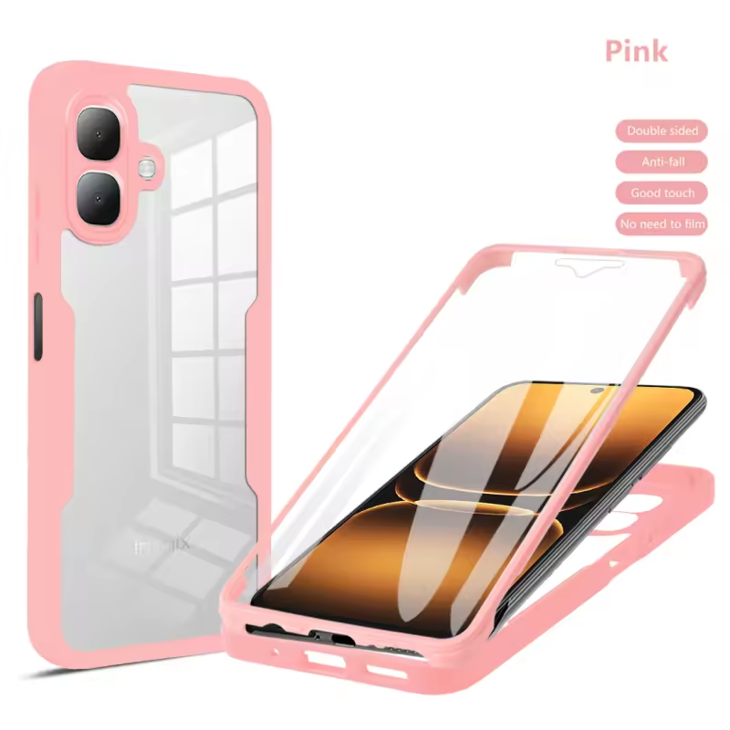 360 Full Protection Case for Infinix Smart 20 4G Cover Built-in Screen Protector