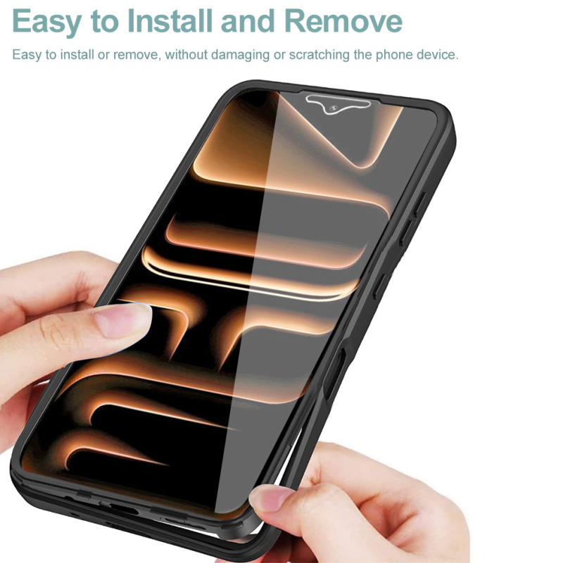 360 Full Protection Case for Infinix Note 60 Pro 5G 60 5G Cover Built-in Screen Protector