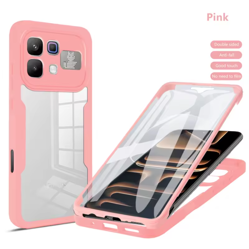 360 Full Protection Case for Infinix Note 60 Pro 5G 60 5G Cover Built-in Screen Protector