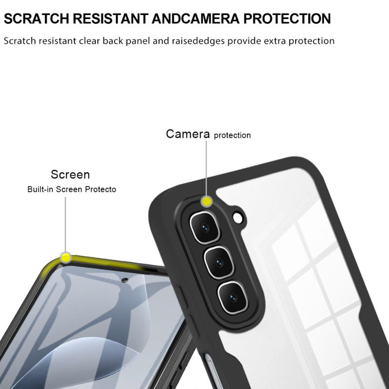 360 Full Protection Case for Infinix Hot 70 4G Cover Built-in Screen Protector