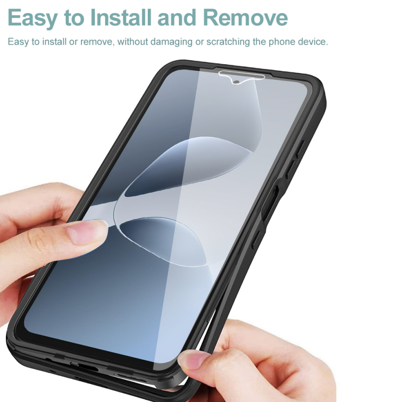 360 Full Protection Case for Infinix Hot 70 4G Cover Built-in Screen Protector