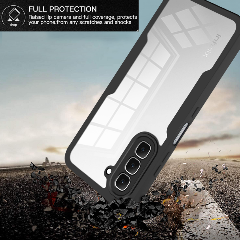 360 Full Protection Case for Infinix Hot 70 4G Cover Built-in Screen Protector