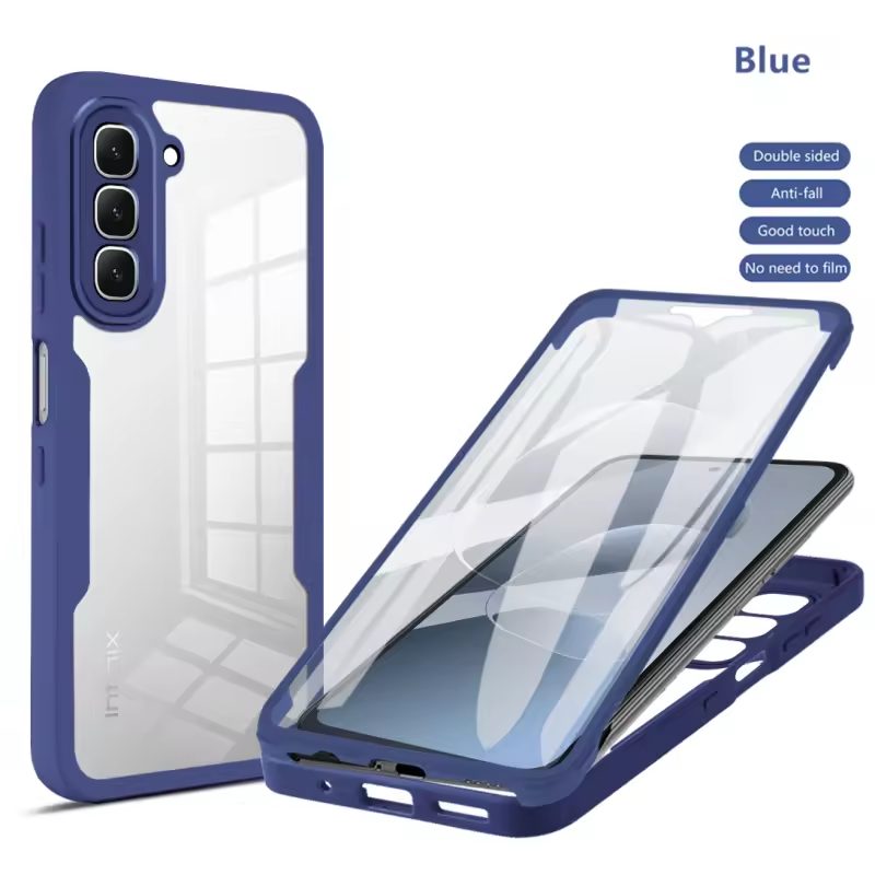 360 Full Protection Case for Infinix Hot 70 4G Cover Built-in Screen Protector