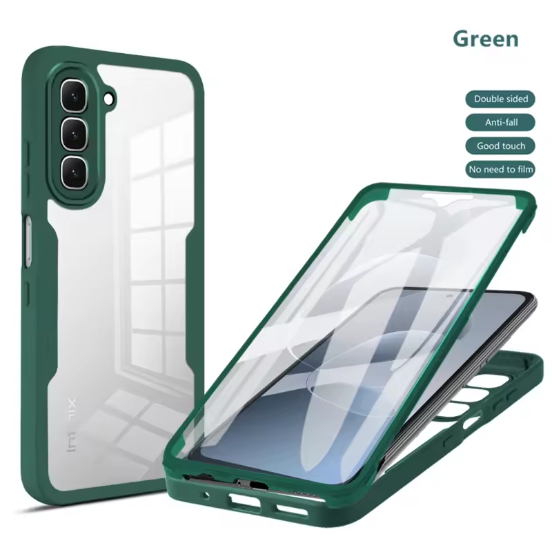 360 Full Protection Case for Infinix Hot 70 4G Cover Built-in Screen Protector