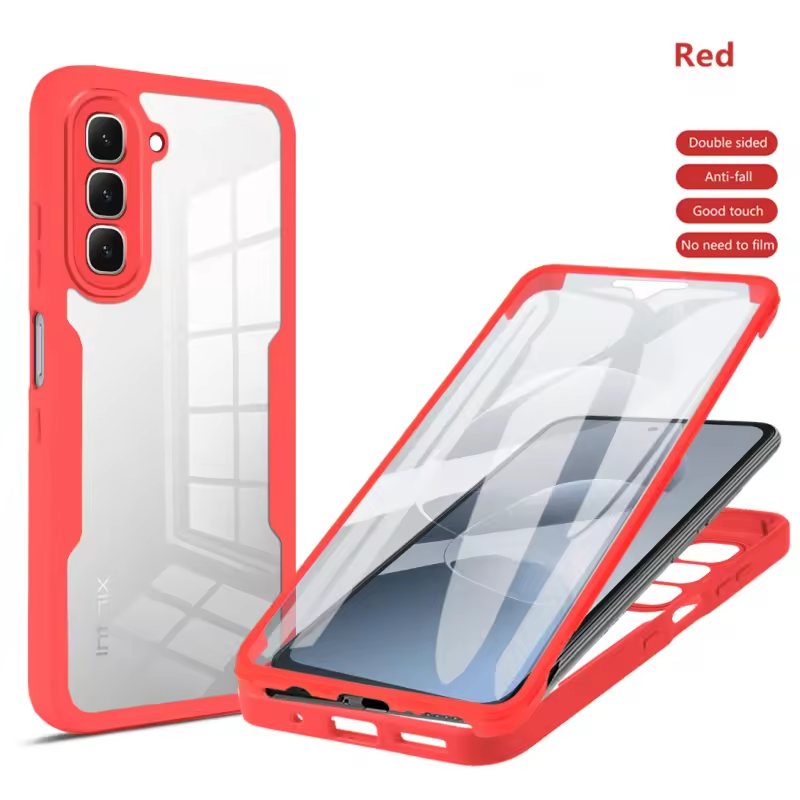 360 Full Protection Case for Infinix Hot 70 4G Cover Built-in Screen Protector