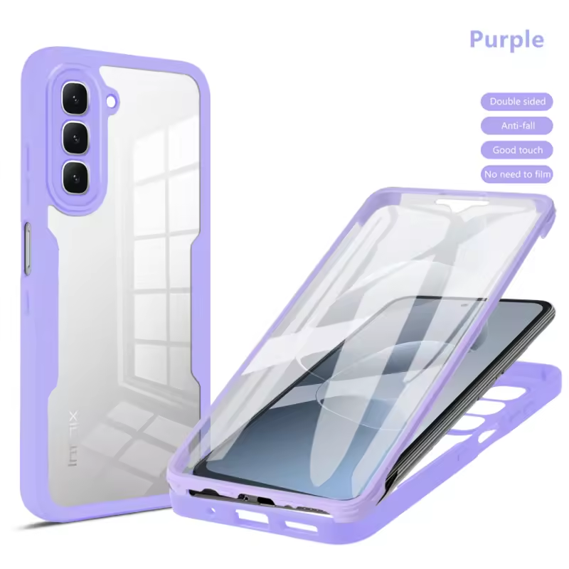 360 Full Protection Case for Infinix Hot 70 4G Cover Built-in Screen Protector