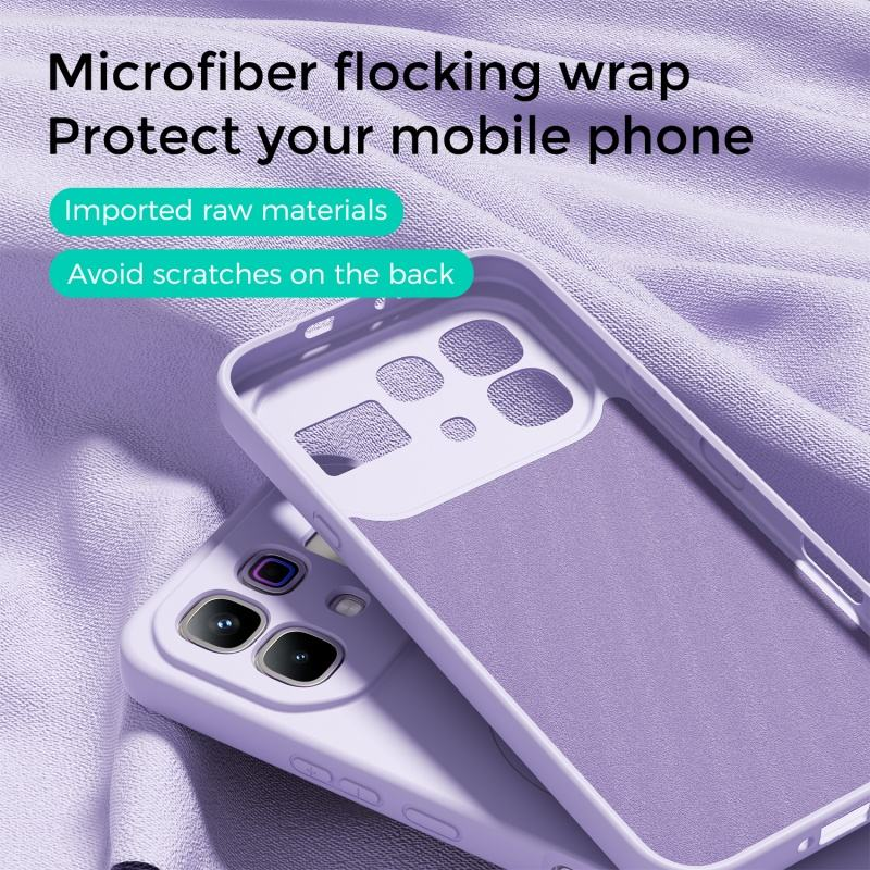 Magnetic Soft Silicone Back Case for Infinix Note 60 Pro 5G / X6878 / Note 60 5G / X6879 Wireless Charging Cover