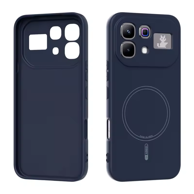 Magnetic Soft Silicone Back Case for Infinix Note 60 Pro 5G / X6878 / Note 60 5G / X6879 Wireless Charging Cover