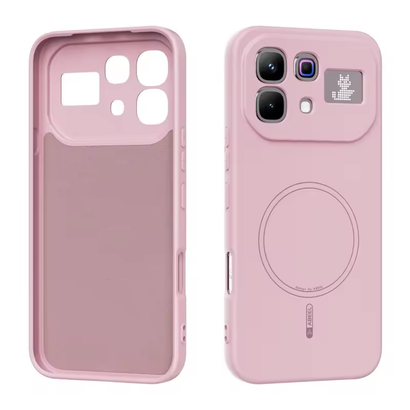 Magnetic Soft Silicone Back Case for Infinix Note 60 Pro 5G / X6878 / Note 60 5G / X6879 Wireless Charging Cover