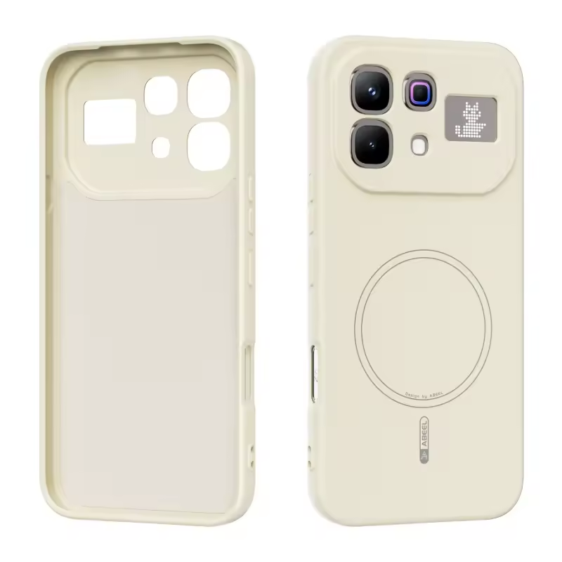 Magnetic Soft Silicone Back Case for Infinix Note 60 Pro 5G / X6878 / Note 60 5G / X6879 Wireless Charging Cover