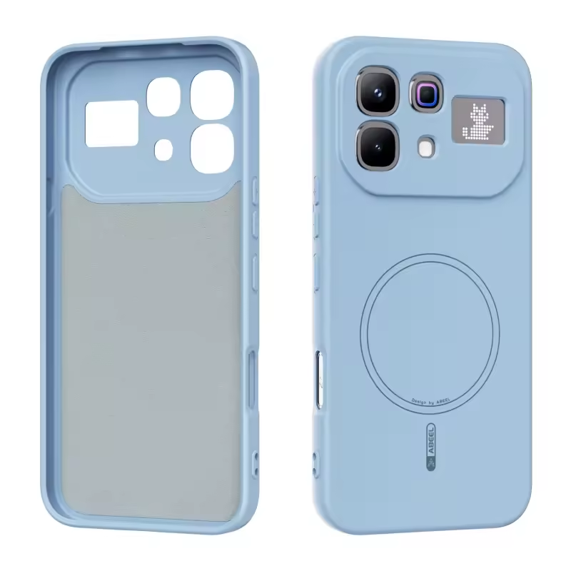 Magnetic Soft Silicone Back Case for Infinix Note 60 Pro 5G / X6878 / Note 60 5G / X6879 Wireless Charging Cover