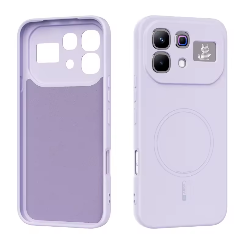 Magnetic Soft Silicone Back Case for Infinix Note 60 Pro 5G / X6878 / Note 60 5G / X6879 Wireless Charging Cover